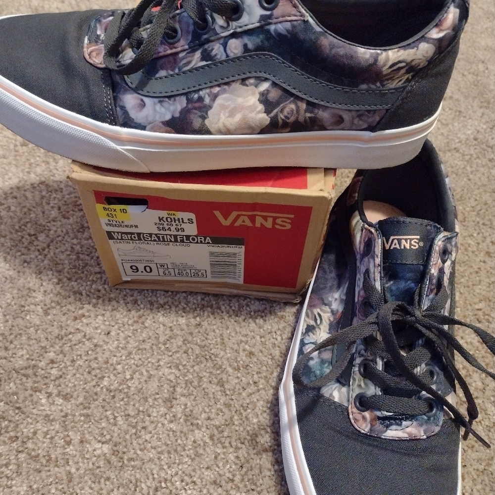 Vans flower print